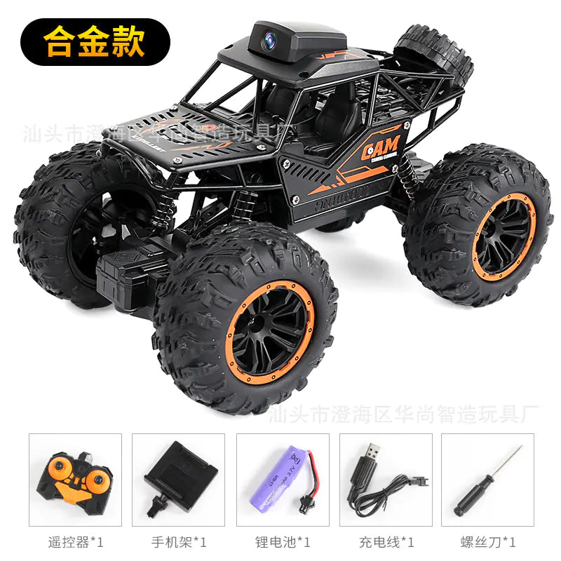 Remote Control Alloy Off-Road Car with Camera for Kids