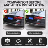 Car Modified Rear Bumper with Shark Fin Spoiler