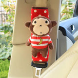 Cute Plush Cartoon Car Seat Belt Shoulder Pads for Kids