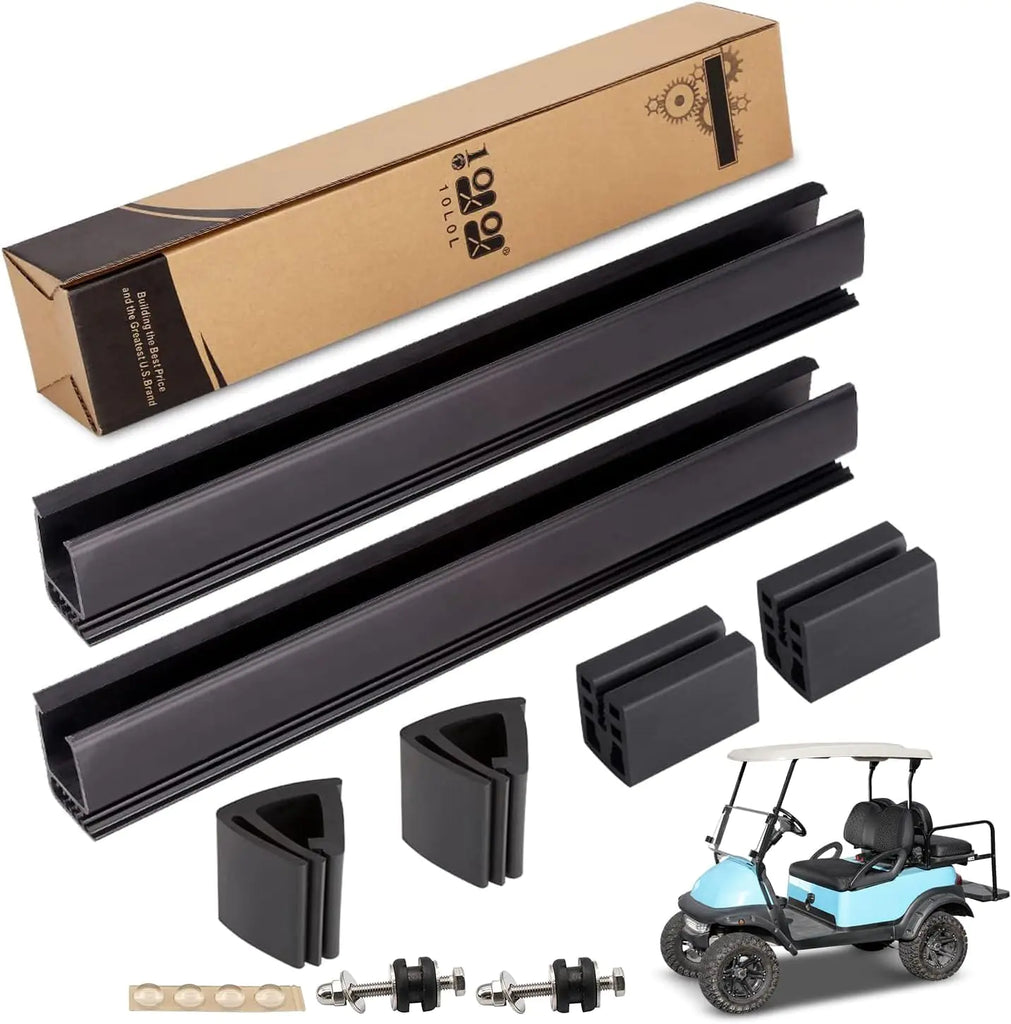 10L0L Golf Cart Windshield Mounting Clips for Club Car DS &PrecedentInclude Windshield Sash Clips(12.6")Windshield Retaining Clips fit 1"x 1" TubeWindshield Bottom Clips OEM#101444101102005801