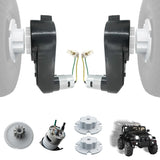 JRRXM 2PCS 24 Volt RS555 35000RPM High-Speed Motor Gearbox for Power Wheels Kids Ride on Toys Car Motor UpgradePair of 18V-24V High Torque Motor for Kids Electric Vehicle Replace Parts 18V