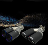Double Tail Carbon Fiber Exhaust Pipe