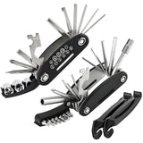 Bike Repair Tool Kits 36 In 1 Multi-Function Bike Tool Kits Portable Foldable Bike Multitool Tool Kit with Tire Lever (2+2)