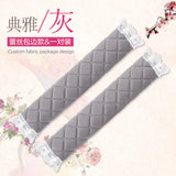 Car Seat Belt Shoulder Pads - Plush Winter Comfort