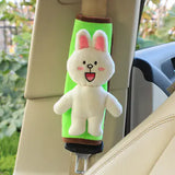 Cute Plush Cartoon Car Seat Belt Shoulder Pads for Kids