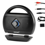 Portable Wireless TV Speakers for Smart TV - Ideal for TV Watching Without The Blaring Volume - Wireless Speakers for TV Designed for Hard of Hearing Elderly and Seniors - Decodes all Digital Audio.