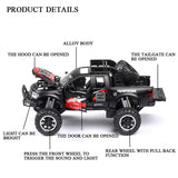 1:32 Ford Raptor F150 Alloy Toy Off-Road Vehicle