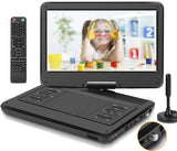 Feihe 16.5" Portable TV/DVD Player Combo with 14.0" Large HD Swivel Screen and Digital TV ATSC Tuner/HDMI/USB/AV/Audio Built-in Battery Dual High Volume Stereo Speakers