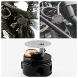 Dual Inlet Oil Recovery Bottle with High Flow Exhaust Pipe