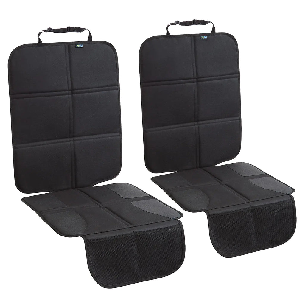 JOYSKY Car Seat Protector for Child Car Seat 2 Pack Seat Cover Protectors for Baby with Thick Padding Waterproof Fabric and Non-Slip Backing Protect Your Fabric or Leather Seats