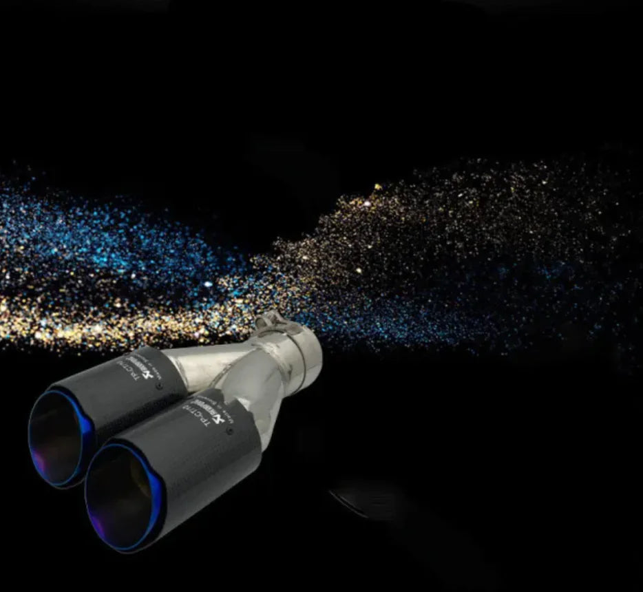 Double Tail Carbon Fiber Exhaust Pipe