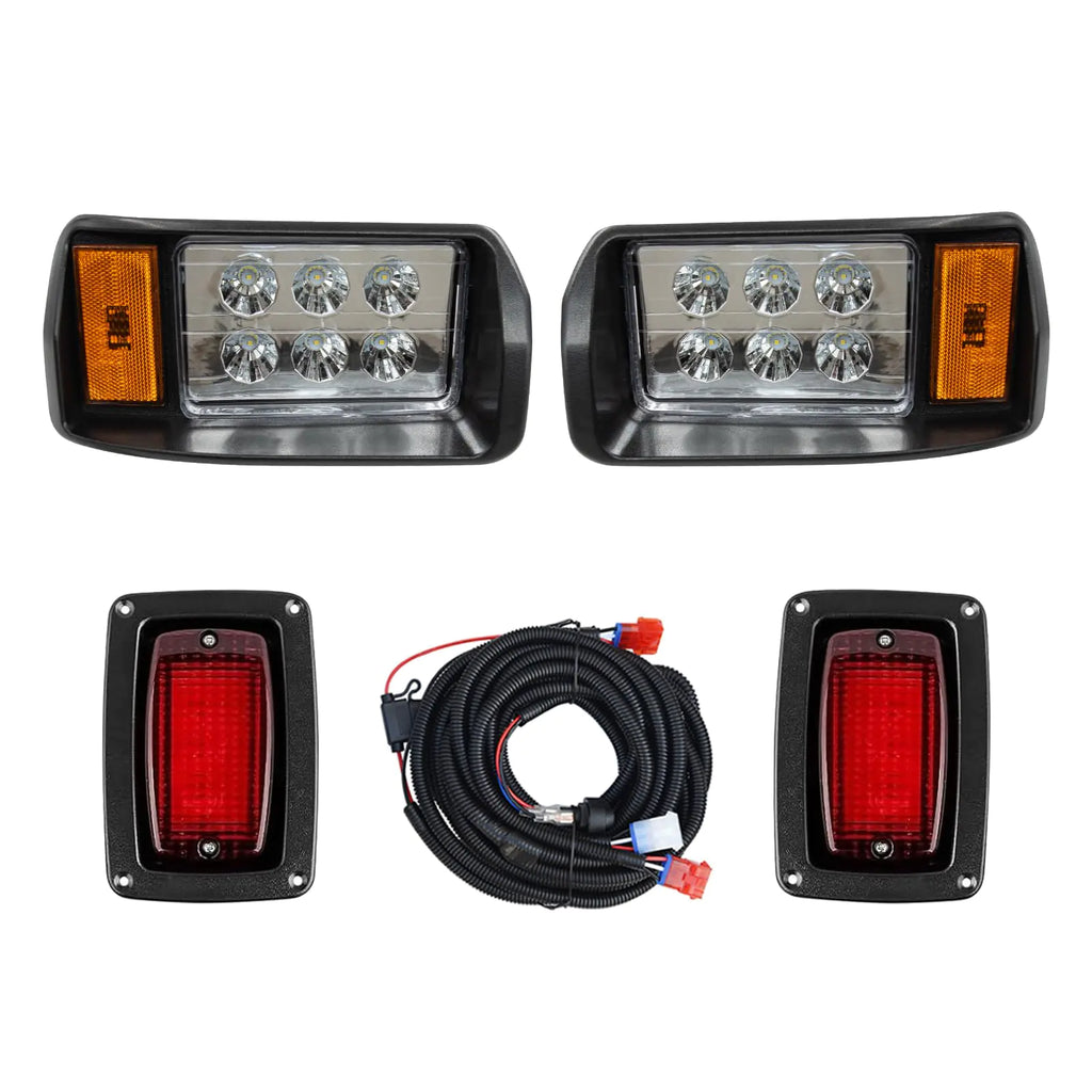 Orle Oko Golf Cart LED Headlight Taillight for Club Car Headlights for DS 1993-up Models 12 Volt Club Car DS LED Light Kit OEM 101988001 101988002