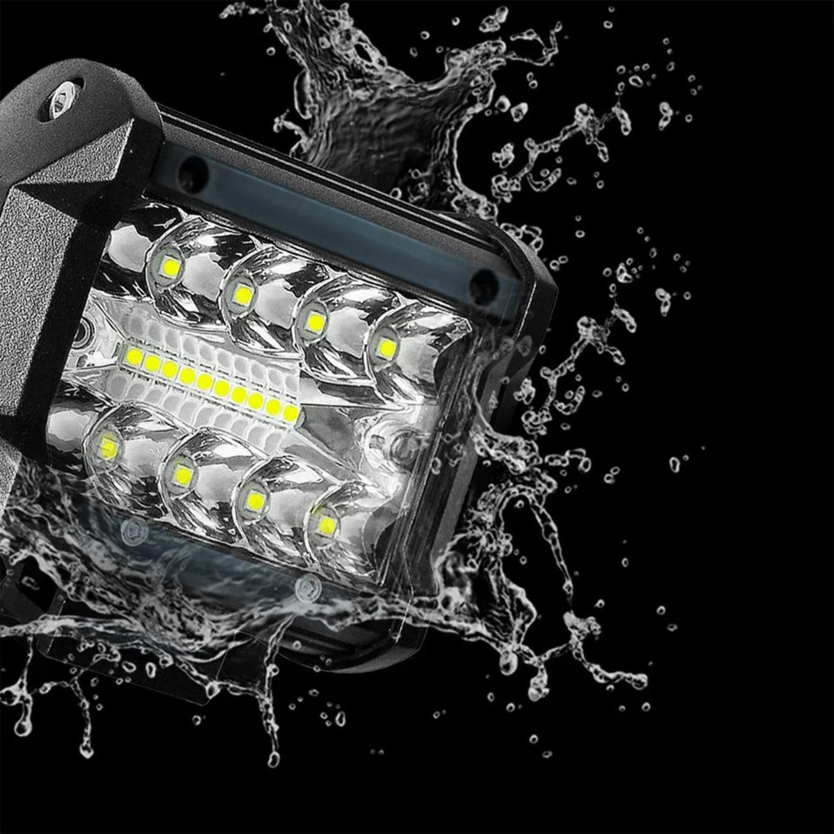 60W LED Spot/Flood Combo Light Bar, 12V Off-Road Work Light for UTV & SXS – view 2