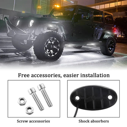 9-LED RGB Rock Light, Underbody Accent Light for UTV & SXS – view 4