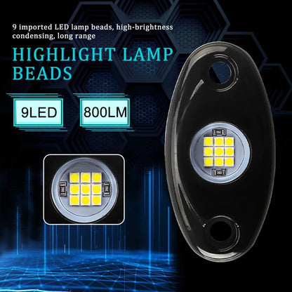 9-LED RGB Rock Light, Underbody Accent Light for UTV & SXS – view 5