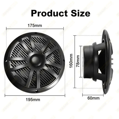 6.5-Inch 120W Waterproof Marine-Grade Speakers for UTV & SXS – view 3