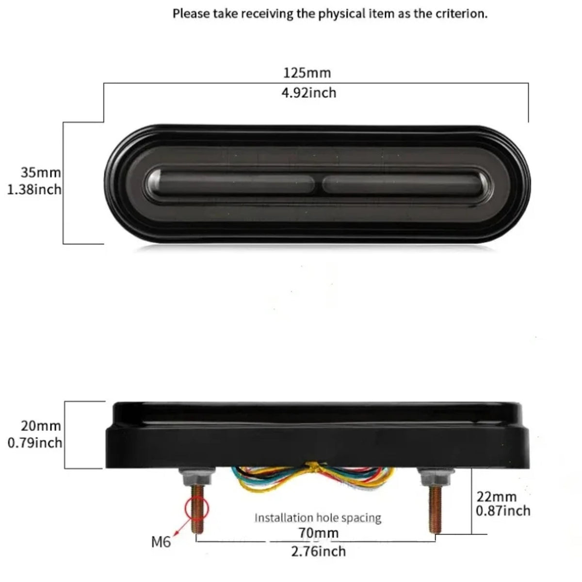 60-LED 3-in-1 Tail Light Bar with Stop, Turn and DRL for UTV & SXS – view 3
