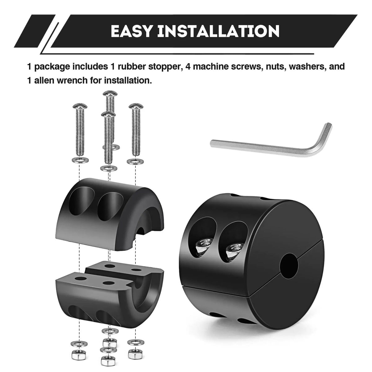 Rubber Winch Cable Hook Stopper and Line Saver for UTV & SXS – view 6