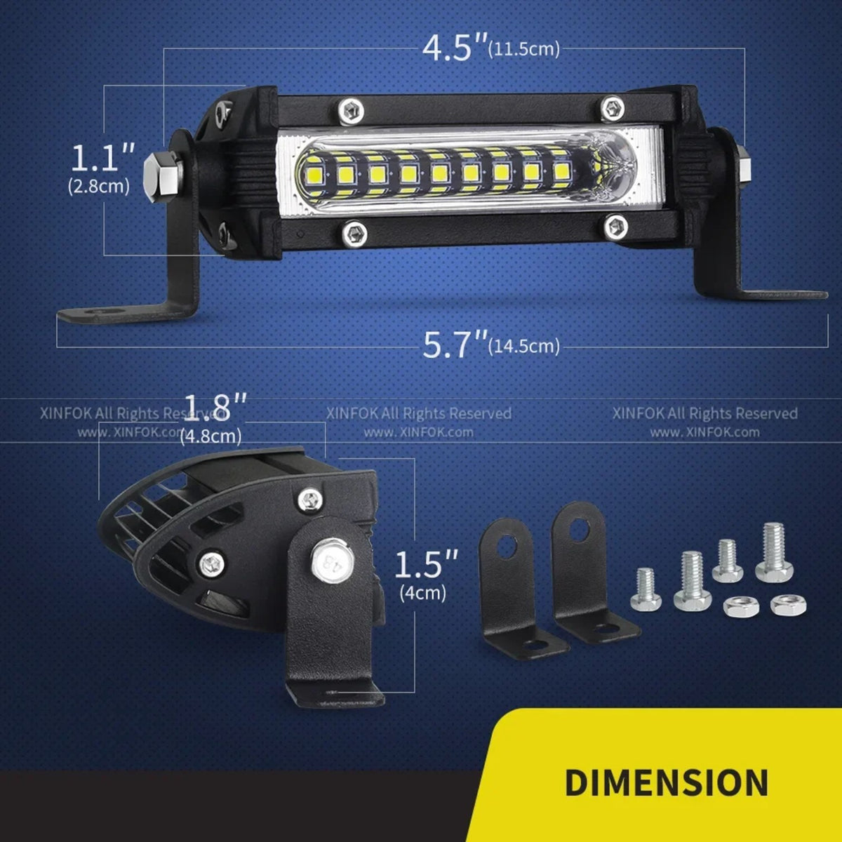 4.5-Inch Slim 27W LED Work and Reverse Light for UTV & SXS – view 3