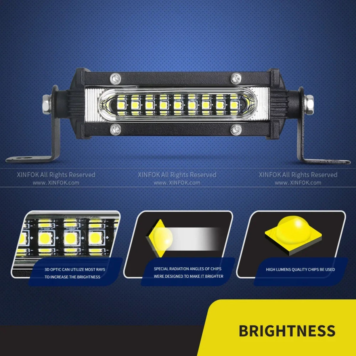 4.5-Inch Slim 27W LED Work and Reverse Light for UTV & SXS – view 4