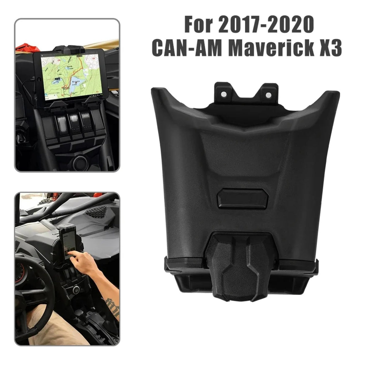Phone Mount with Storage Tray Organizer for Can-Am Maverick X3 (2017–2023) – view 5
