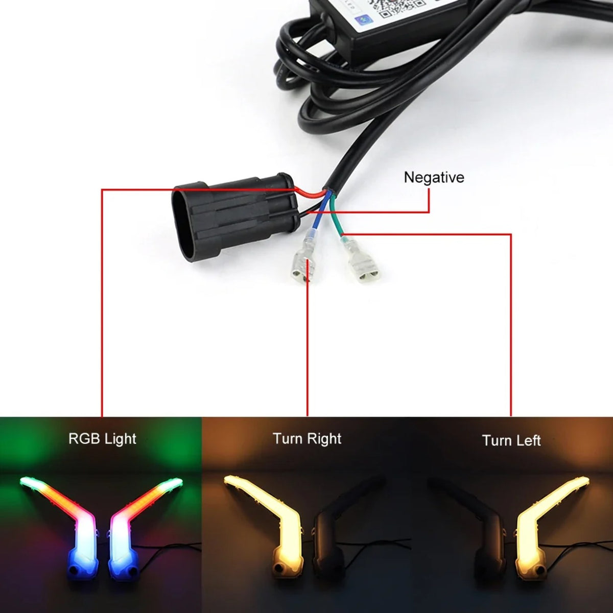 RGB Front Signature Lights with Turn Signals for Can-Am Maverick X3 (2017–2022) – view 4