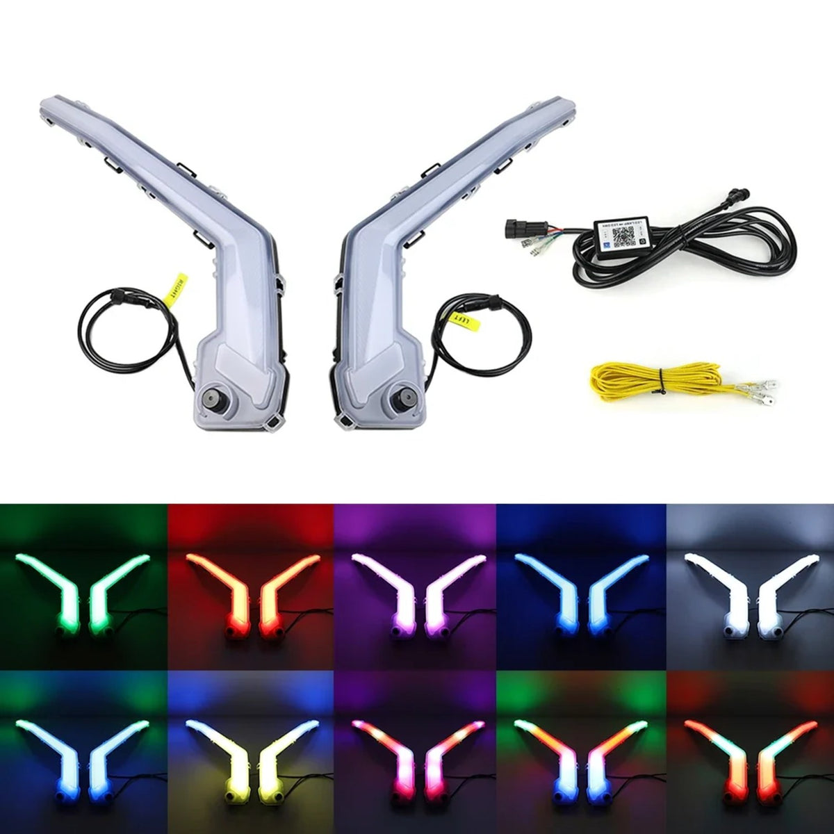 RGB Front Signature Lights with Turn Signals for Can-Am Maverick X3 (2017–2022) – view 5