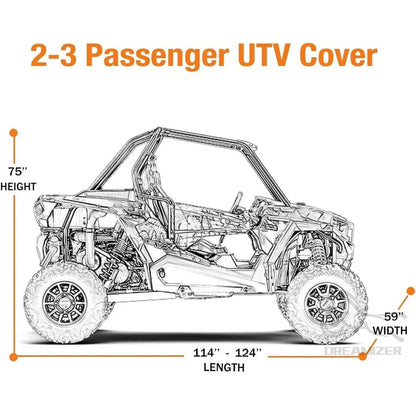 Heavy-Duty Storage Cover for Can-Am Maverick X3, Defender & Polaris RZR XP 1000 – view 6