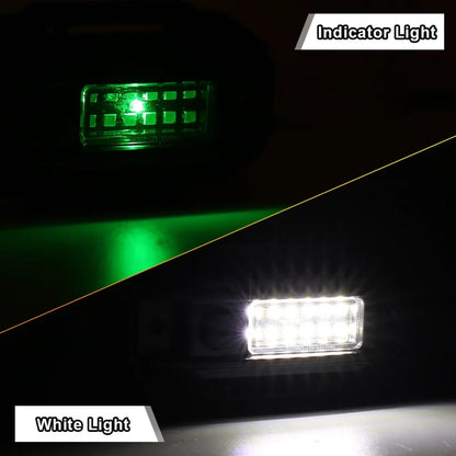 White LED Dome Light with Roll Bar Mount for UTV & SXS – view 3