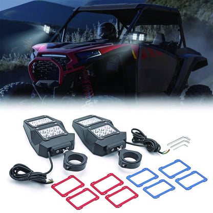 Side and Center Rear View Mirror Set for 1.75 to 2 Inch Roll Bars – view 5