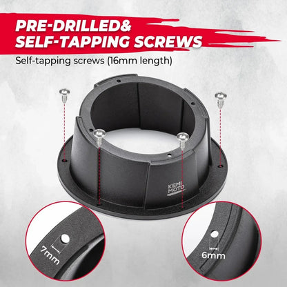 6.5-Inch Speaker Enclosure Pod with Roll Bar Mount for UTV & SXS – view 6