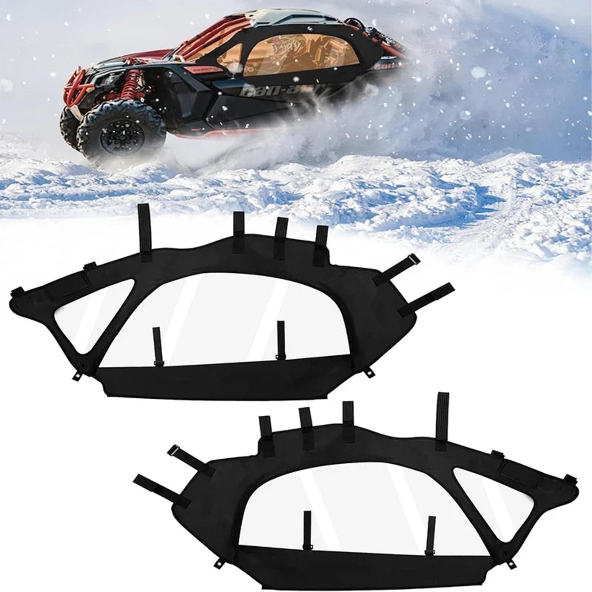 Soft Upper Doors for Can-Am Maverick X3 2-Seat (2017–2025) – view 2