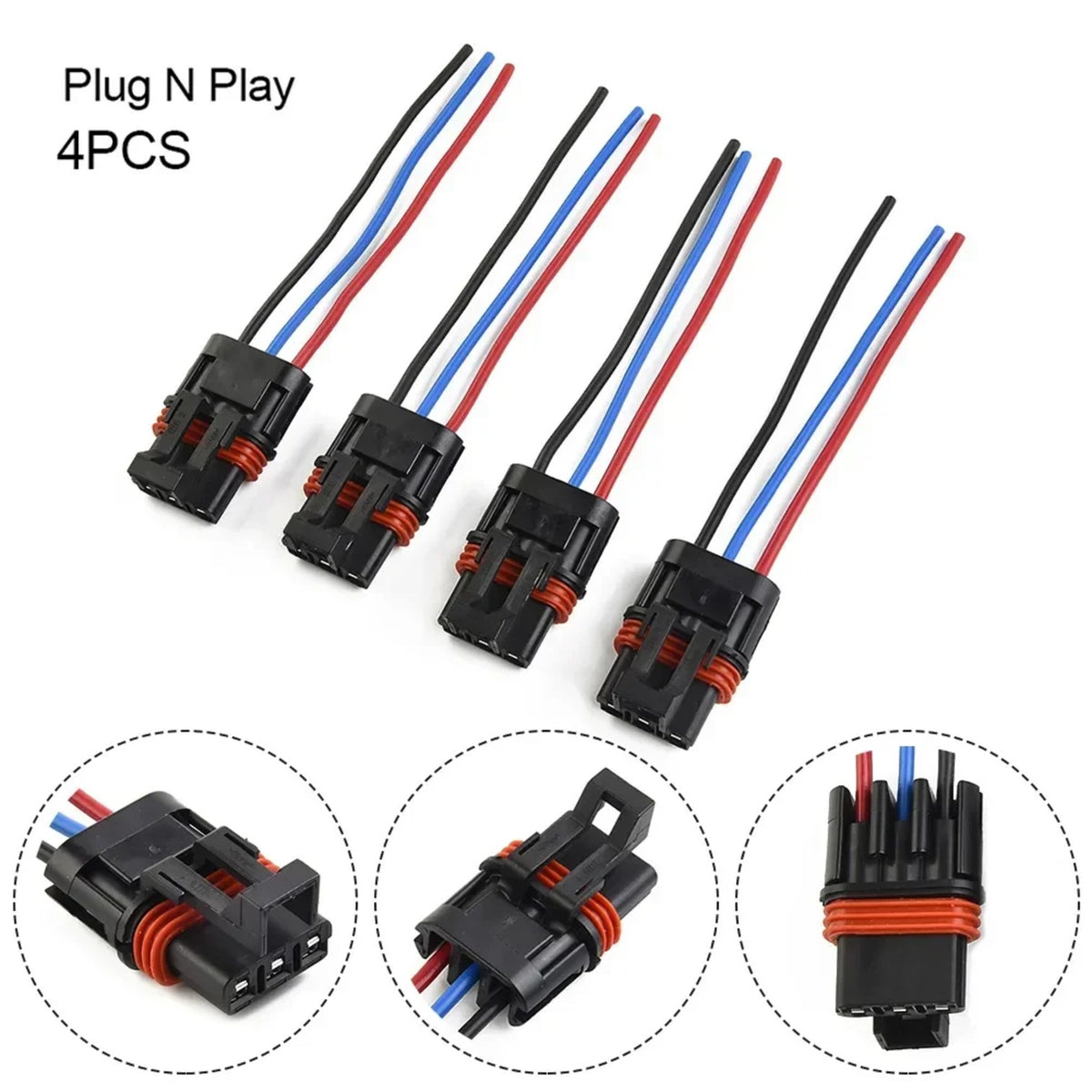 Pulse Power Bus Bar Plug Connectors (4-Pack) for Polaris Ranger XP 1000 – view 2