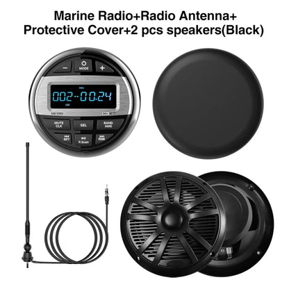 Waterproof Bluetooth Marine Radio with Speakers and Antenna for UTV & SXS – view 7