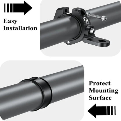 Heavy-Duty Aluminum Roll Bar Clamp for Whip Lights & Flags for UTV & SXS – view 2