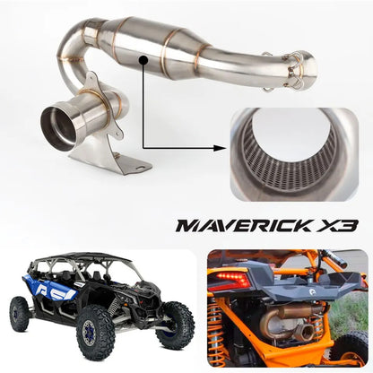 Performance Exhaust Muffler for Can-Am Maverick X3 Turbo R & RR (2017–2025) – view 2