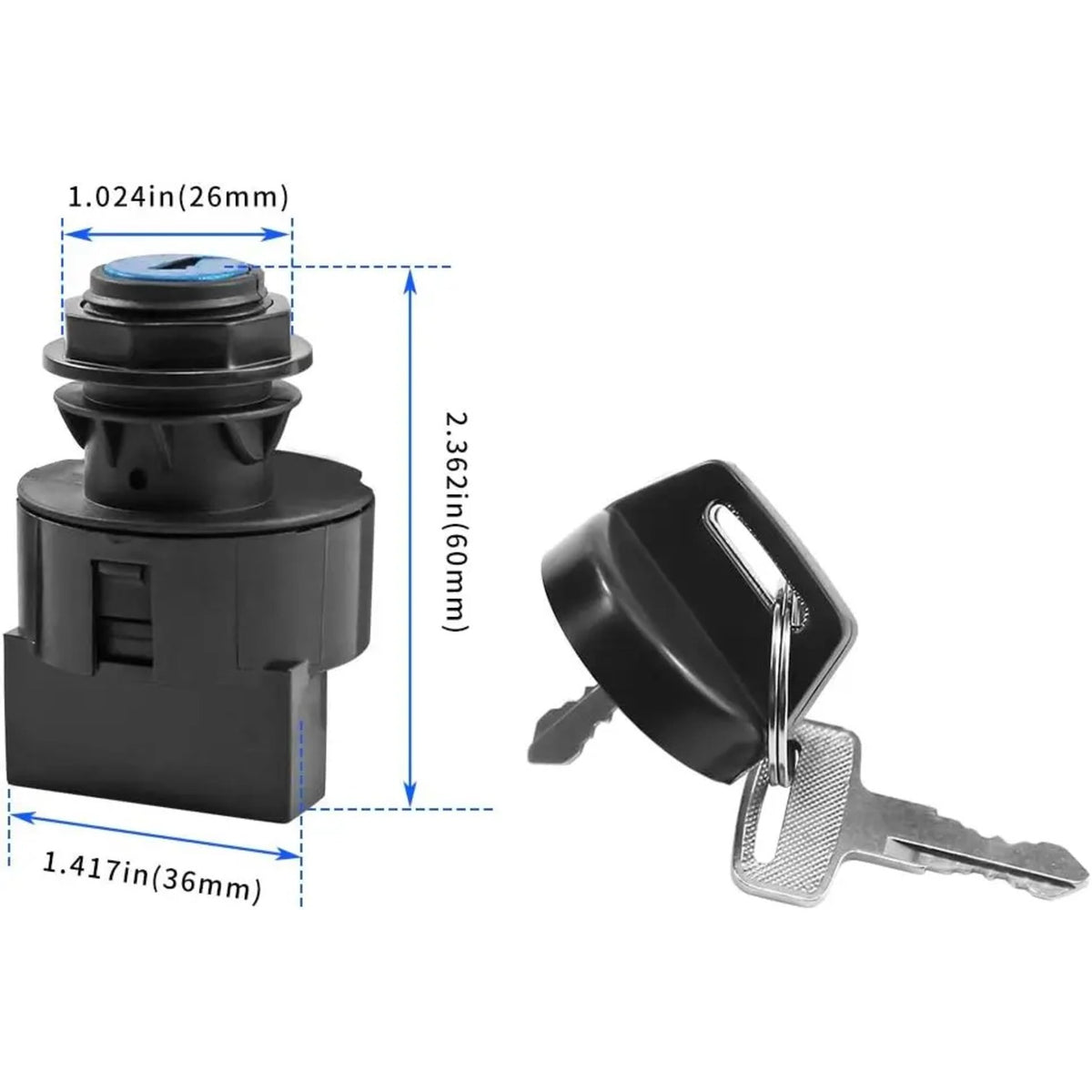Ignition Key Switch 4012165 for Polaris Ranger & RZR – view 6