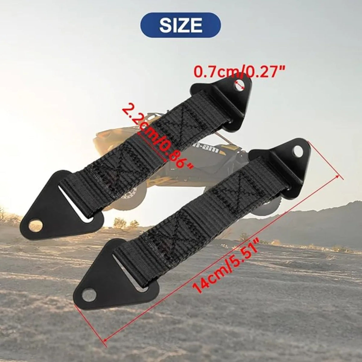 Door Limiter Straps (Pair) for Can-Am Maverick X3 (2017–2023) – view 3