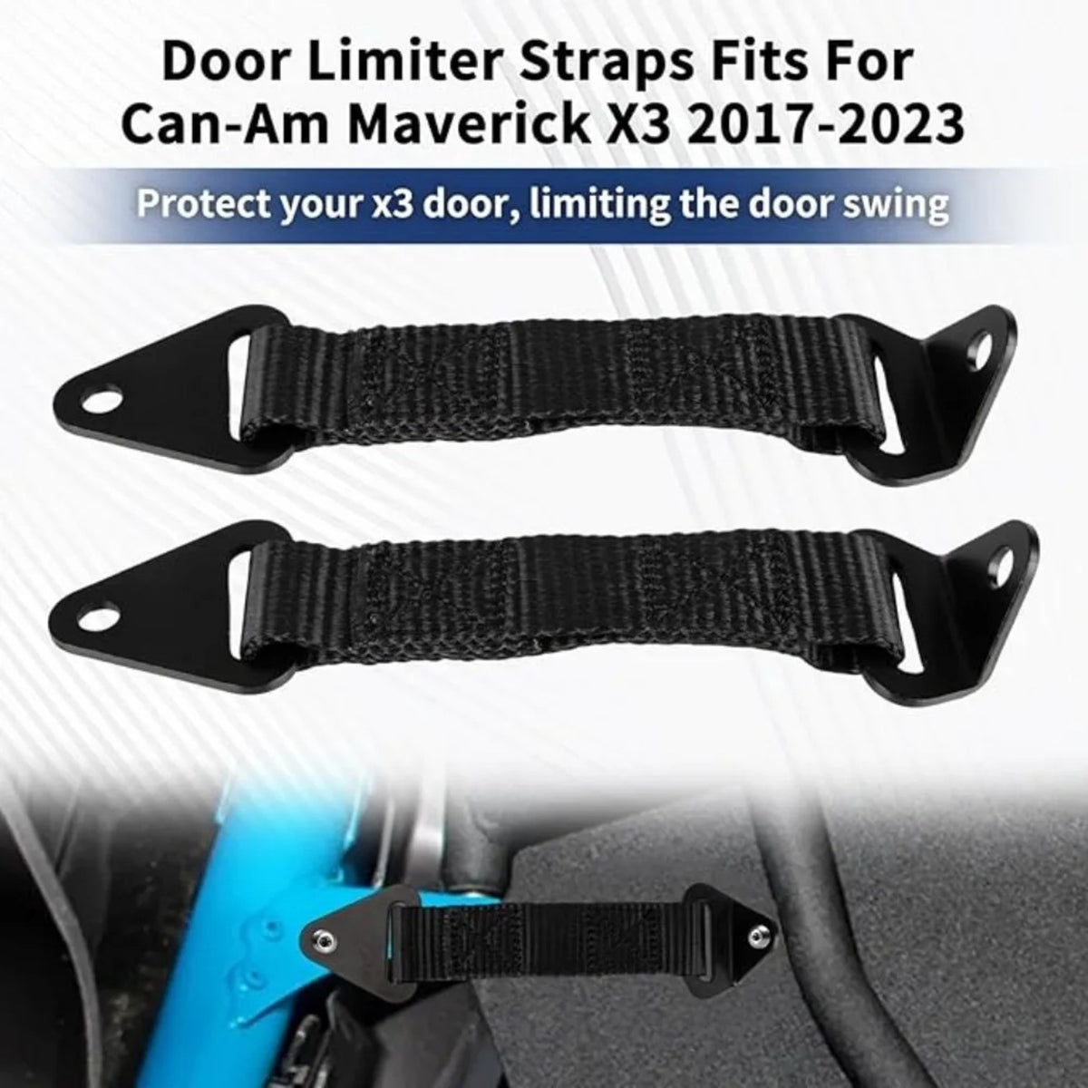 Door Limiter Straps (Pair) for Can-Am Maverick X3 (2017–2023) – view 6