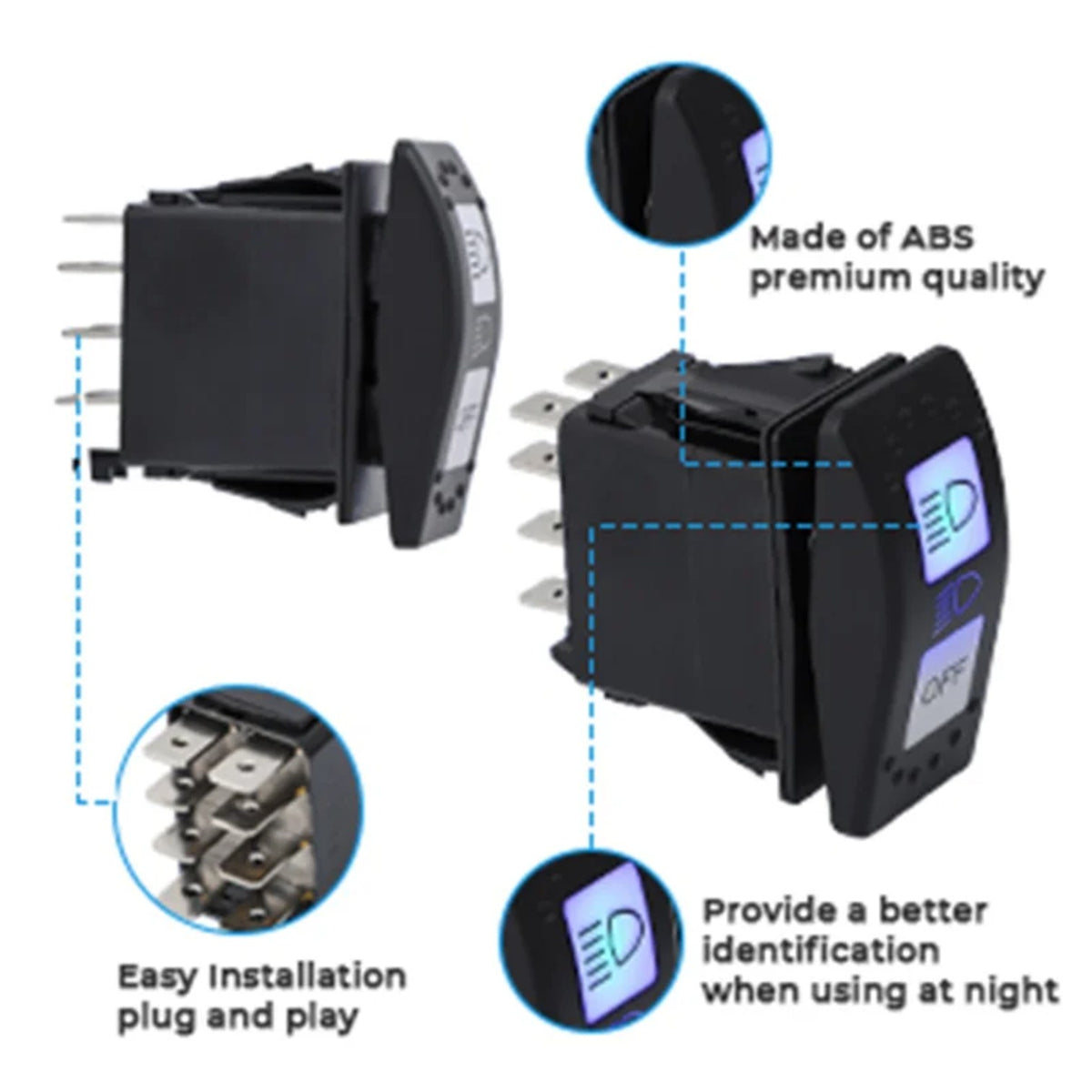 Headlight Switch 710004492 for Can-Am Maverick X3 & Defender – view 5
