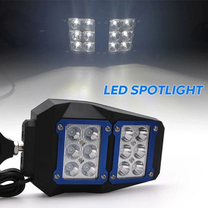LED-Lit Side Mirrors for 1.75–2 in Roll Bars for UTV & SXS – view 3