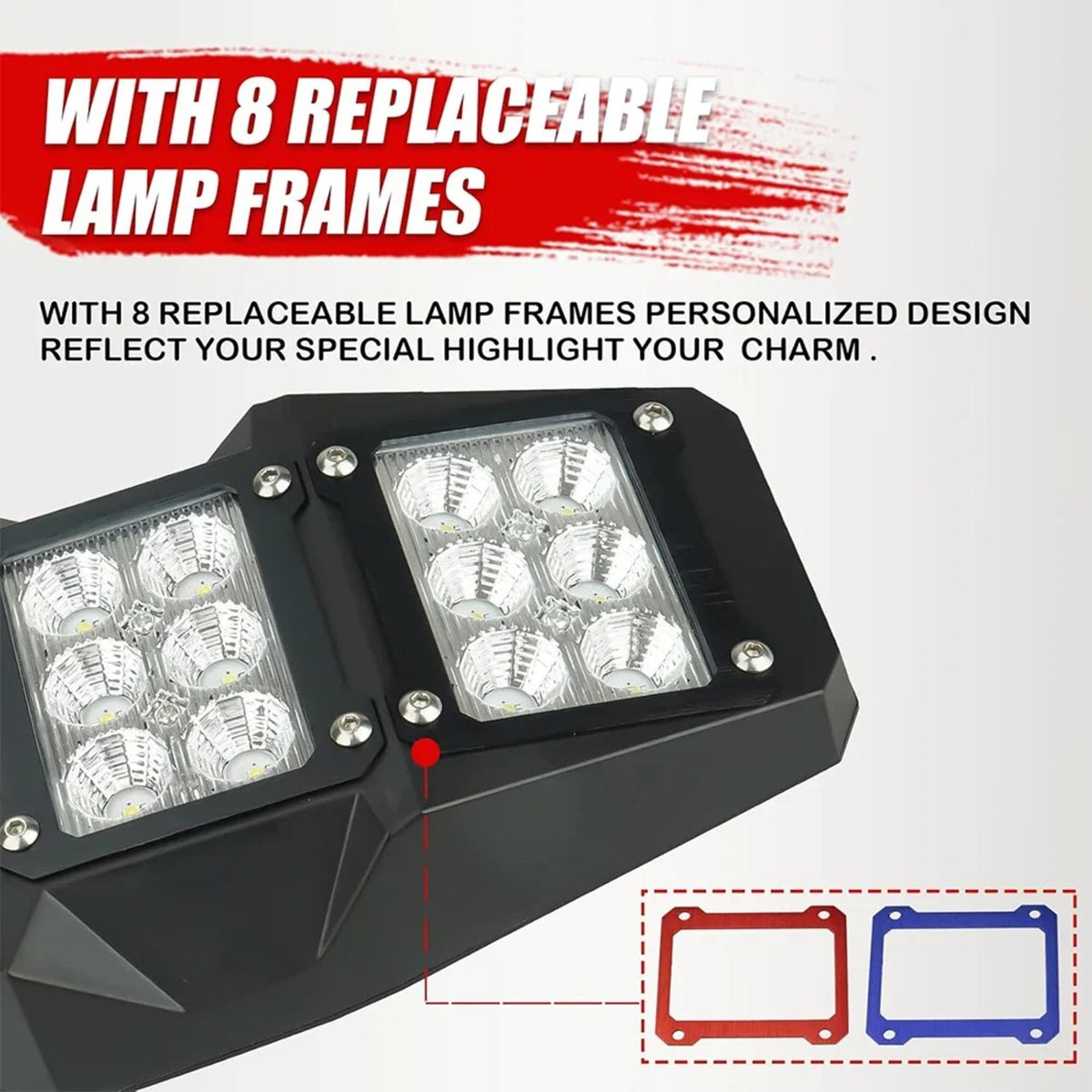 LED-Lit Side Mirrors for 1.75–2 in Roll Bars for UTV & SXS – view 4