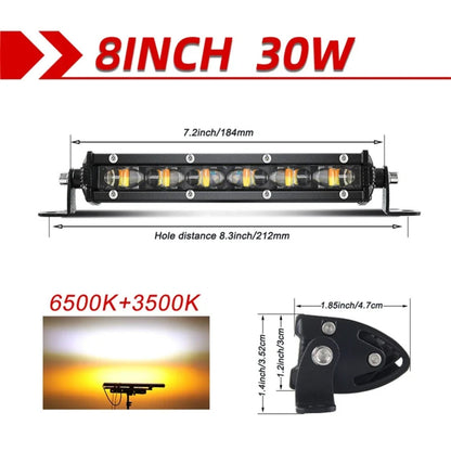 8-Inch Dual-Color Strobe LED Light Bar for UTV & SXS – view 8