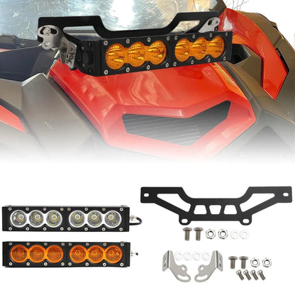 11-Inch LED Light Bar & Grille Bracket Kit for Can-Am Maverick X3 – view 4