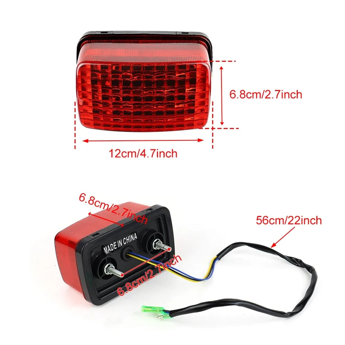 LED Brake Tail Light for Yamaha Viking & Wolverine – view 5