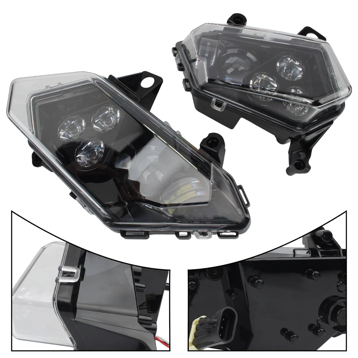 LED Headlight Assemblies (Pair) for Can-Am Maverick X3 (2017–2021) – view 6