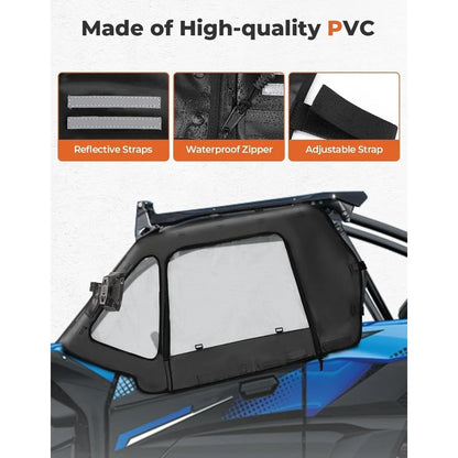 Clear Side Window Enclosure Kit for Kawasaki Teryx KRX 1000 (2020–2026) – view 7