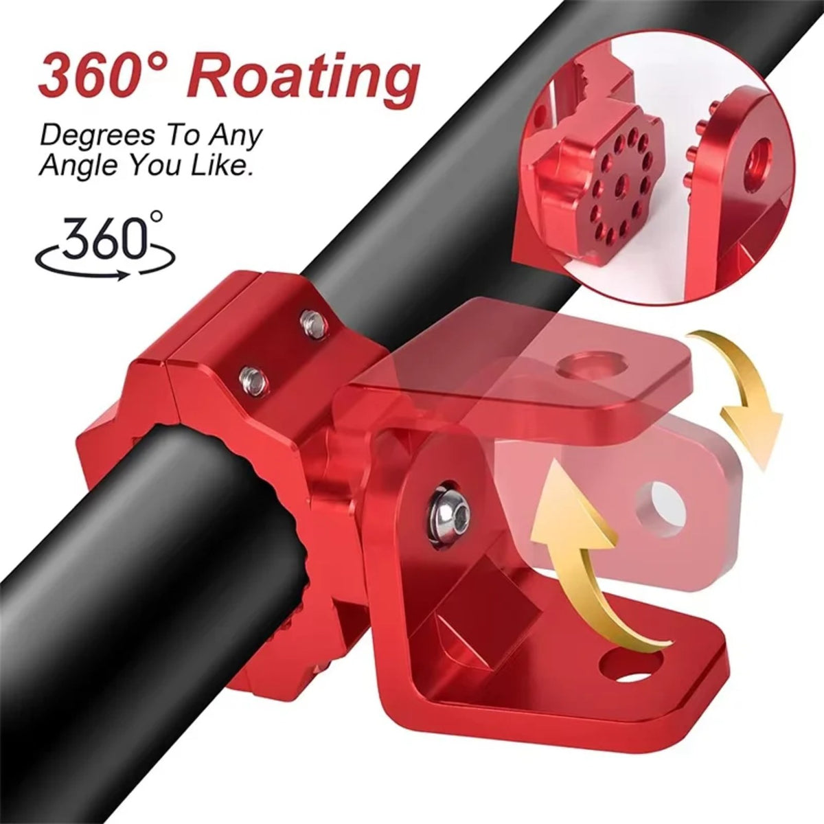 Roll Bar Whip Light & Pod Mounting Kit for 1.75–2 in Bars – view 6