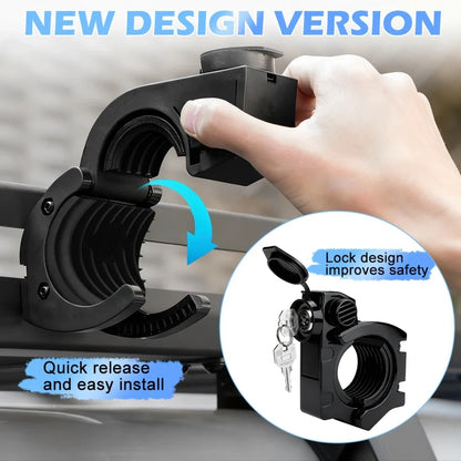 Locking Quick-Release Tool Holder Grips (1.18–2.17 in) for UTV & SXS – view 4