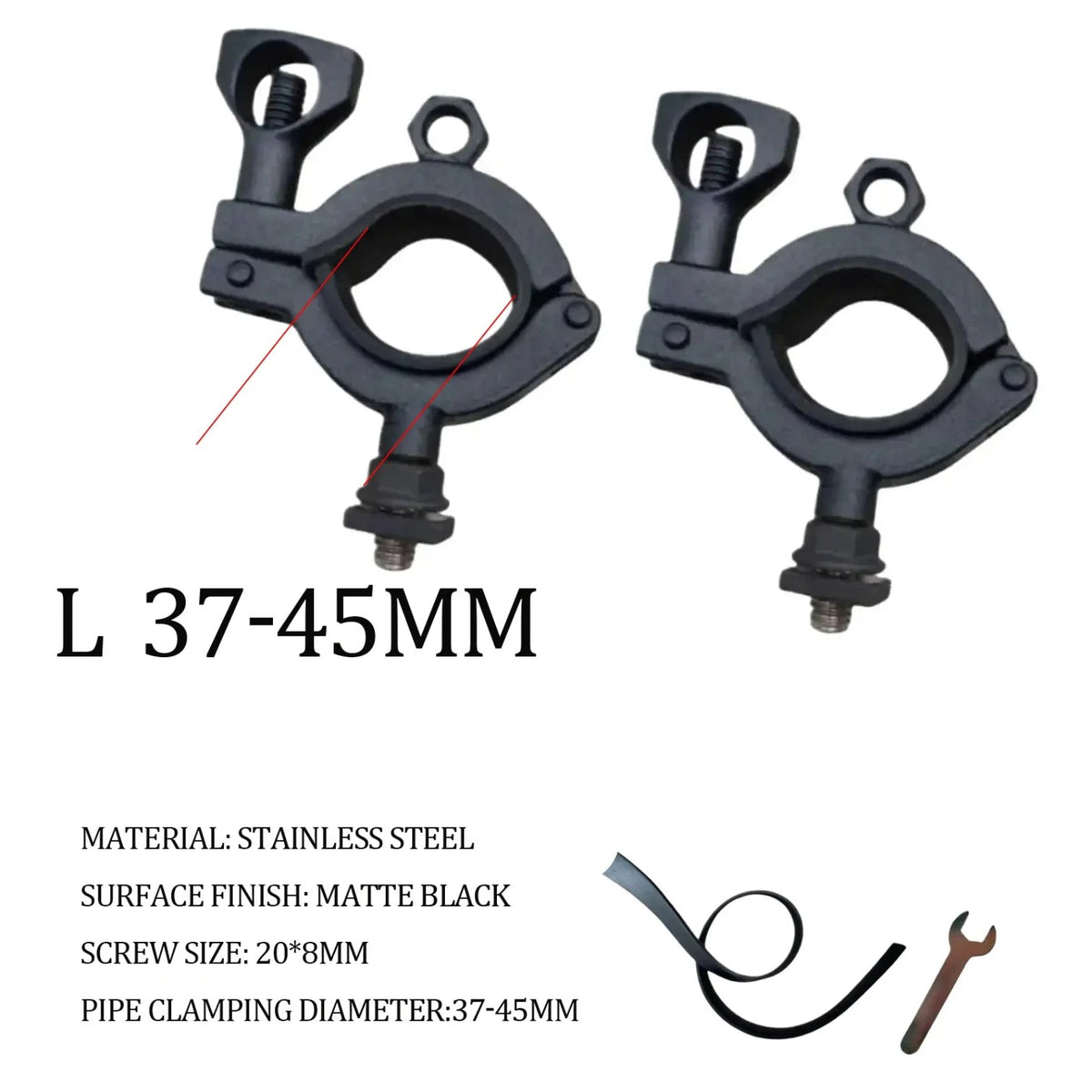 Heavy-Duty Stainless Shovel Mount Bracket for UTV & SXS – view 11